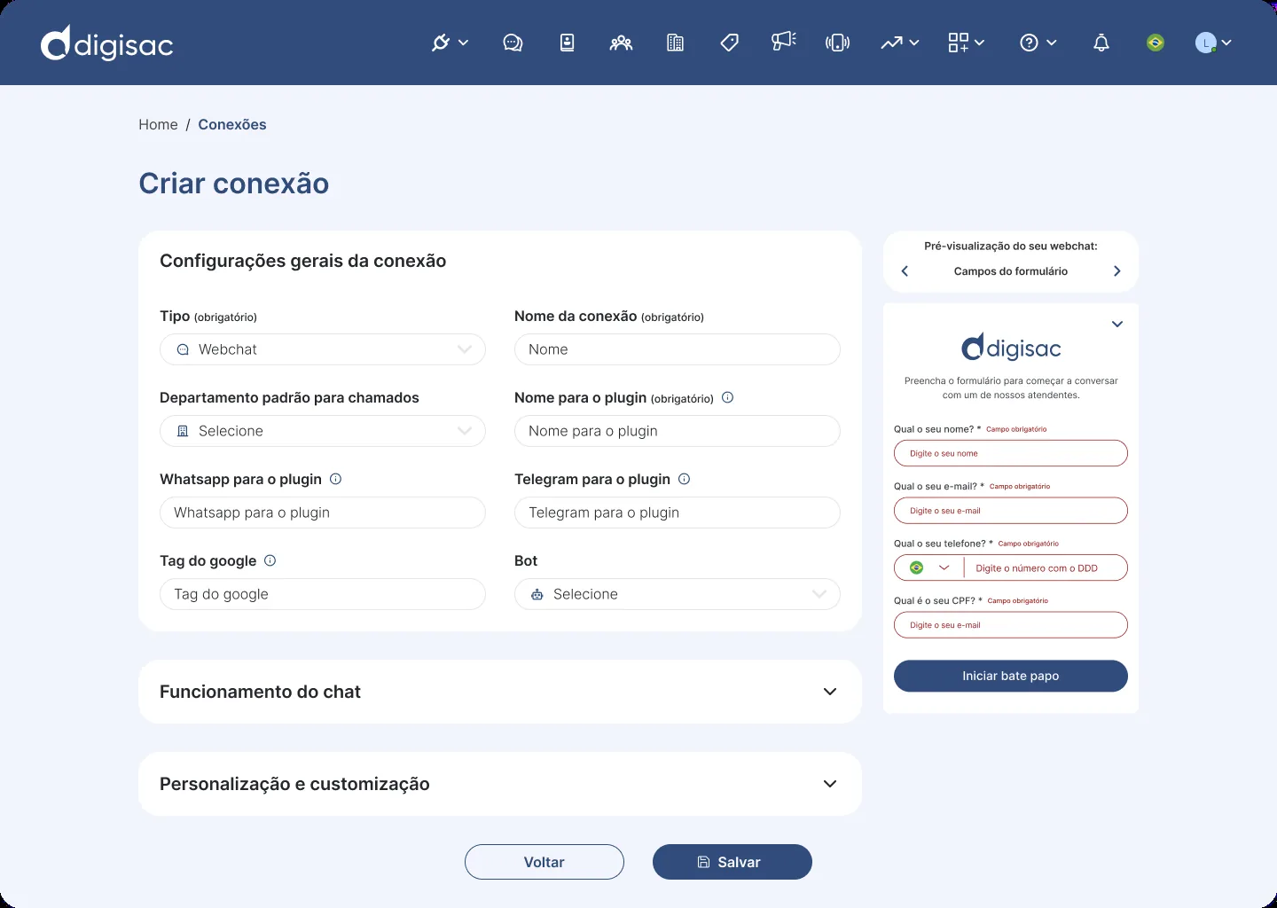 Configurar e integrar com segurança
